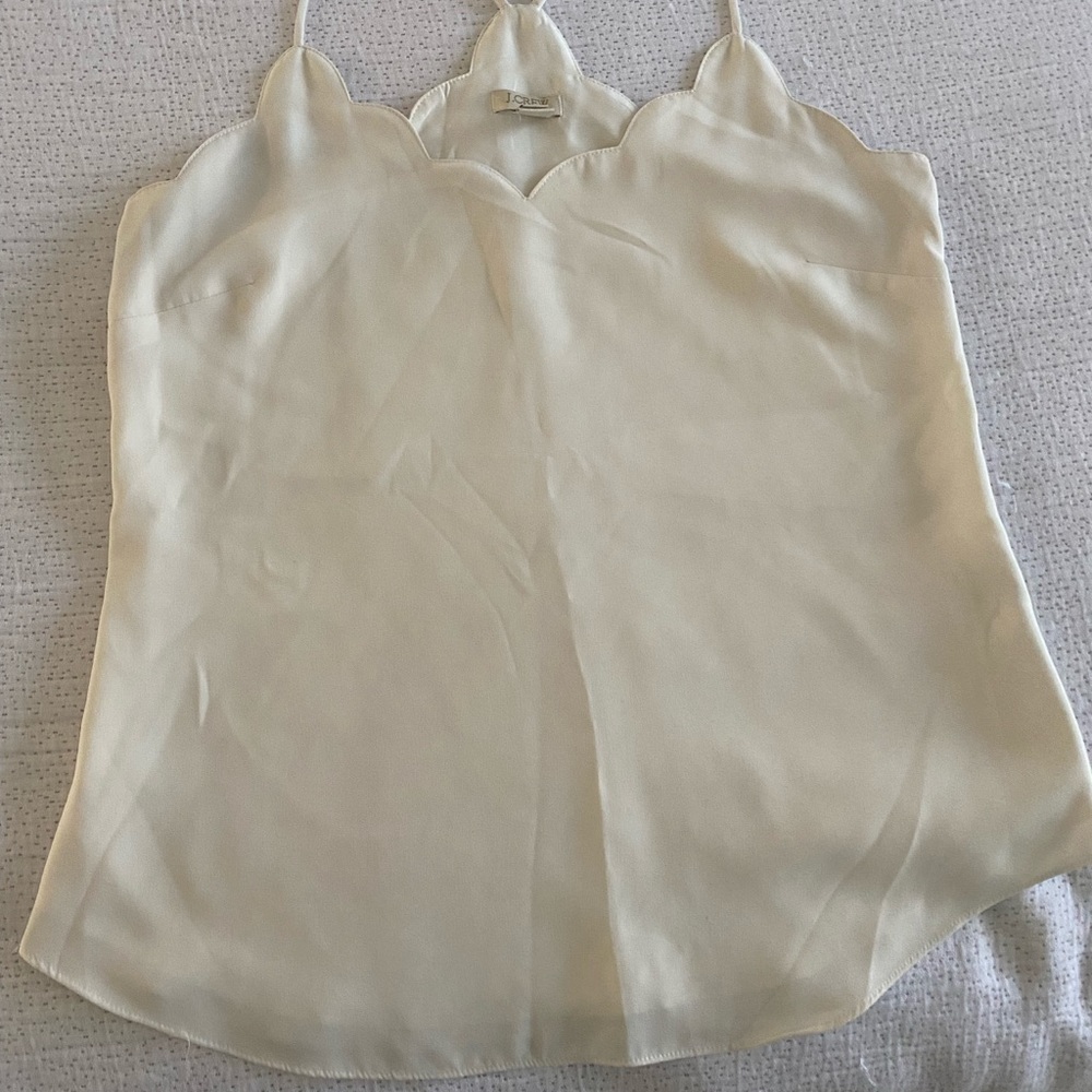 Jcrew cream tank top
